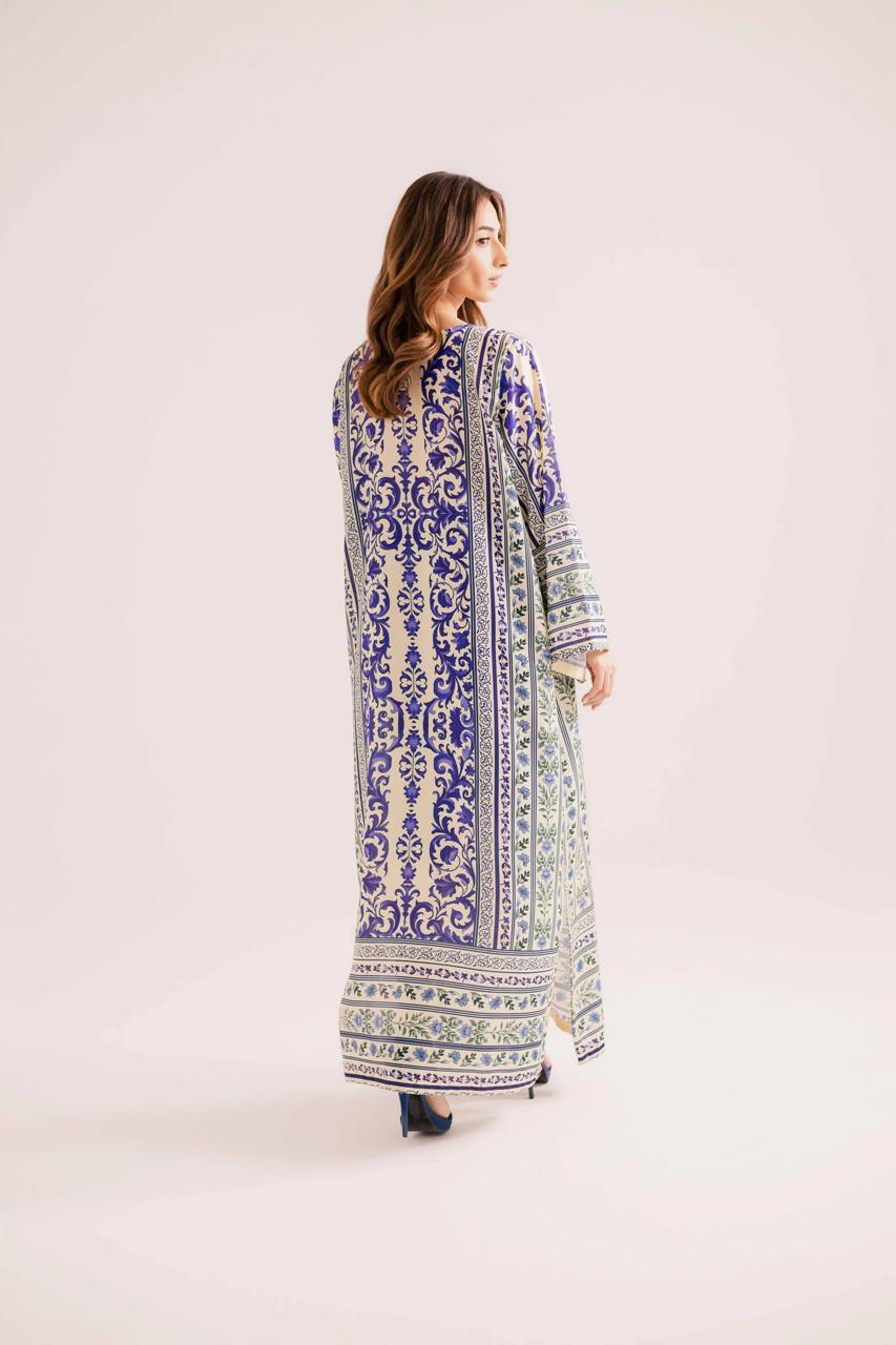 Long Co-Ord Set Ladies Unstitched 2 PC - #077