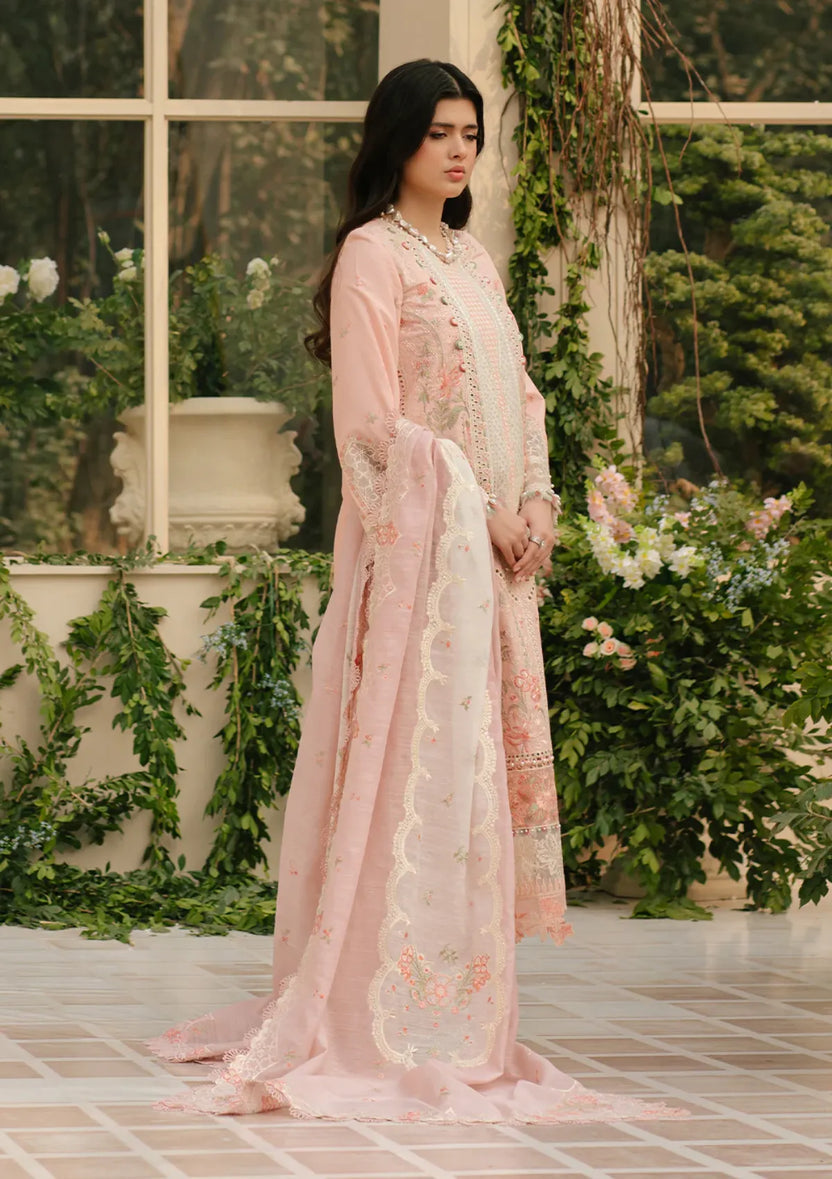 BIN ILYAS LAWN LUXURY UNSTITCHED EMB 3PC