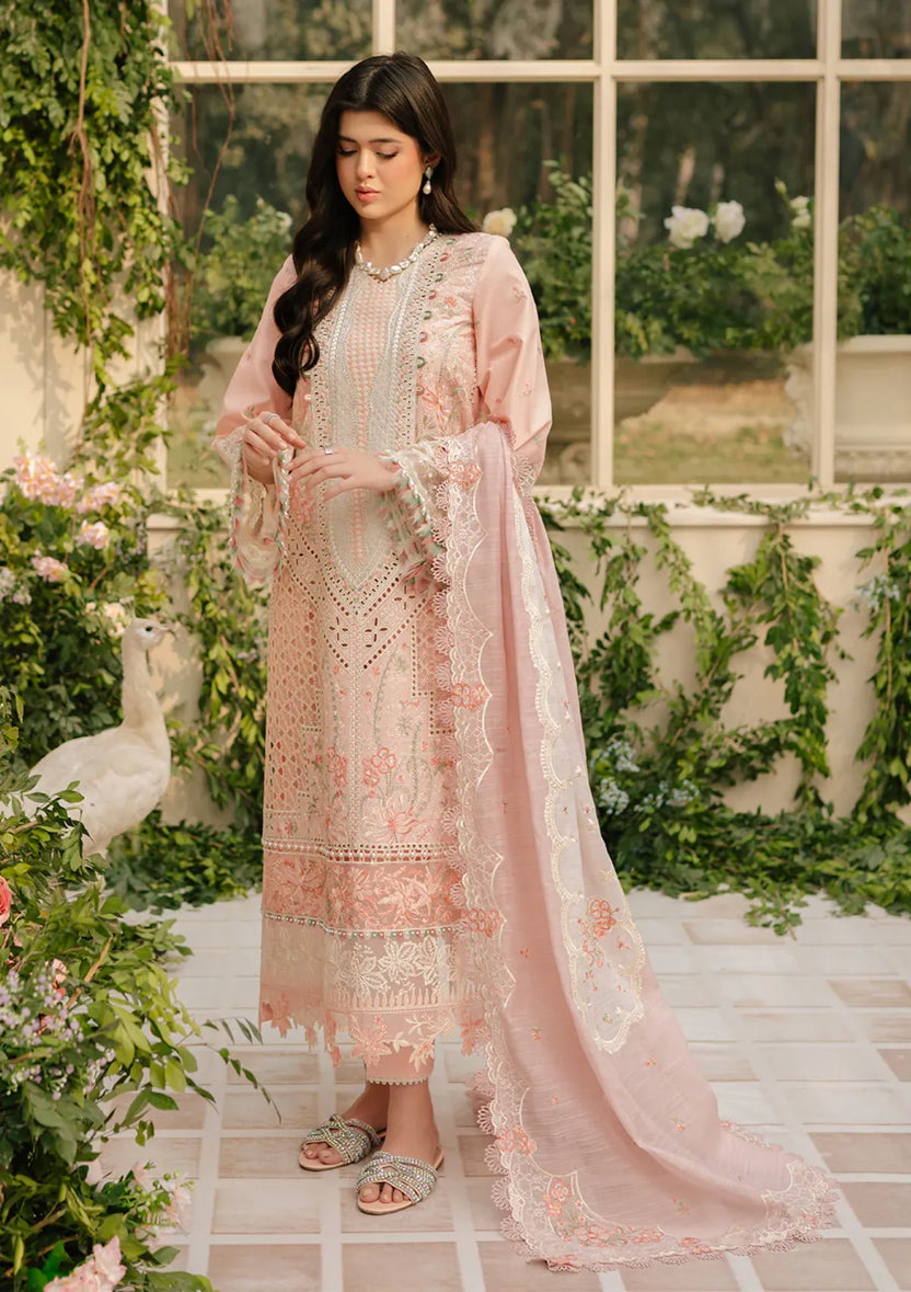 BIN ILYAS LAWN LUXURY UNSTITCHED EMB 3PC