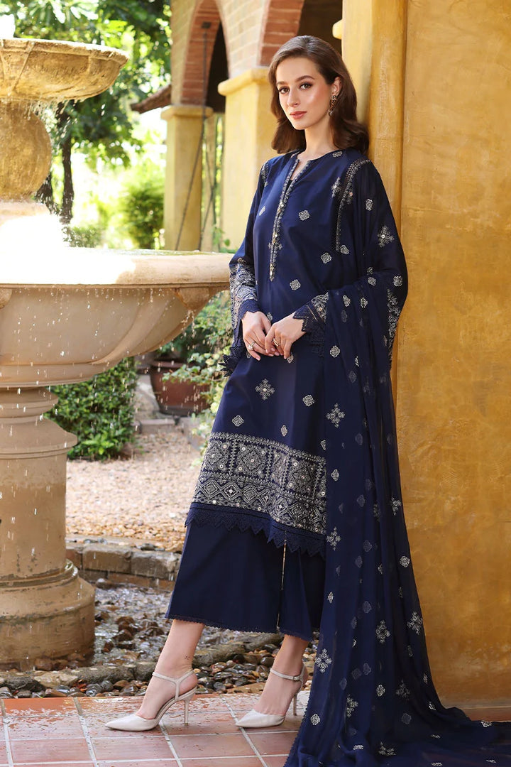 BAREEZE LAWN PREMIUM UNSTITCHED EMB 3PC