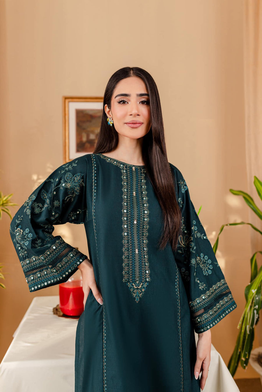 BATIK LAWN LUXURY UNSTITCHED EMB 2PC