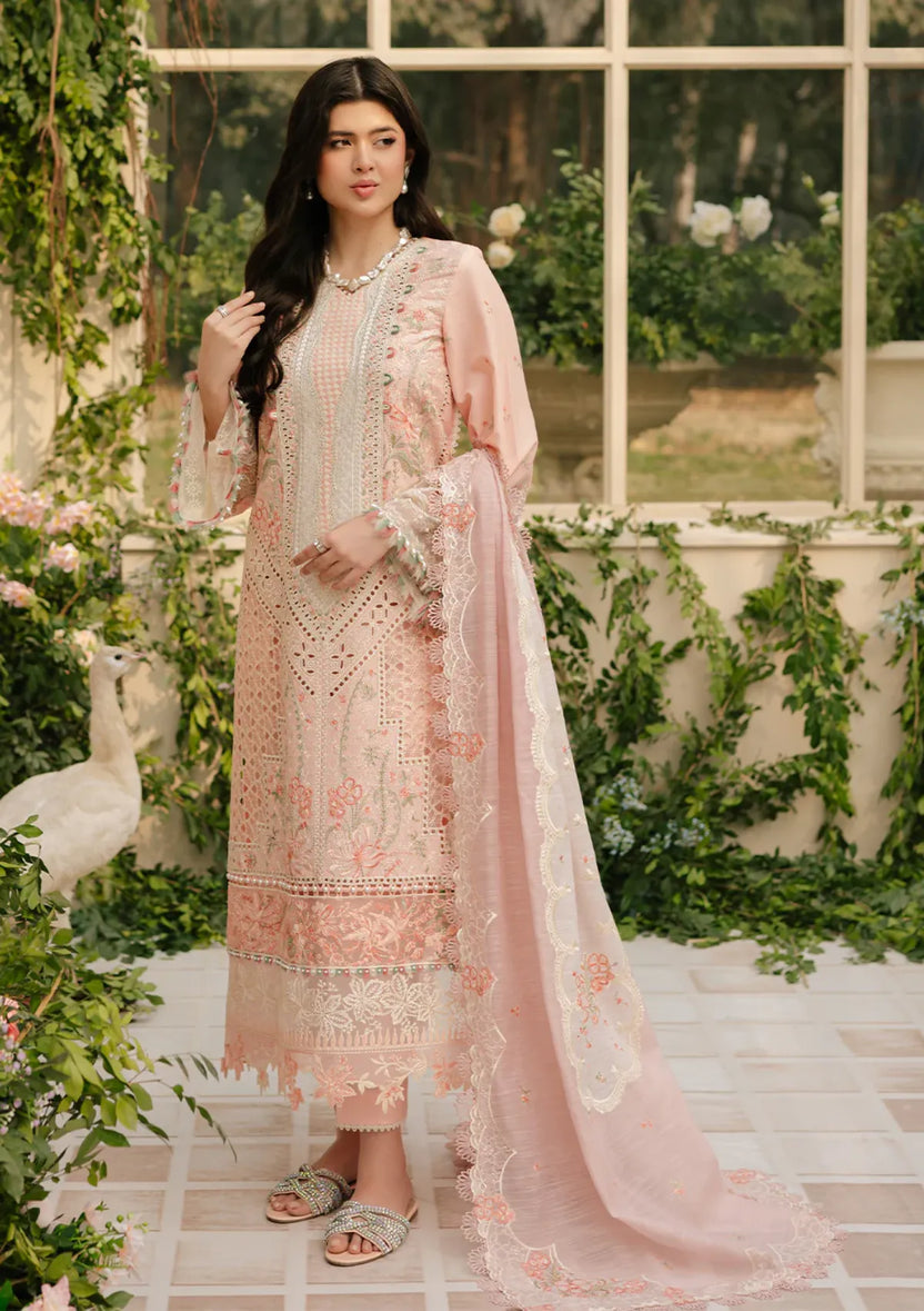 BIN ILYAS LAWN LUXURY UNSTITCHED EMB 3PC
