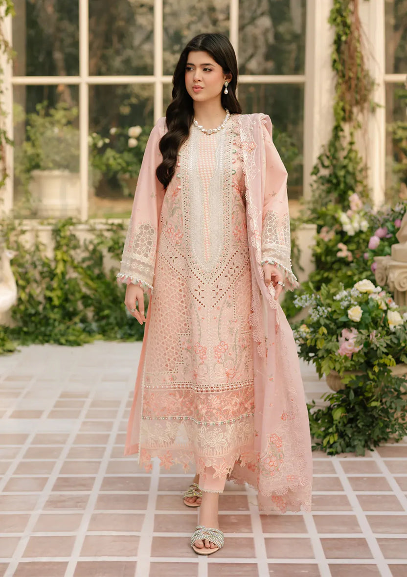 BIN ILYAS LAWN LUXURY UNSTITCHED EMB 3PC