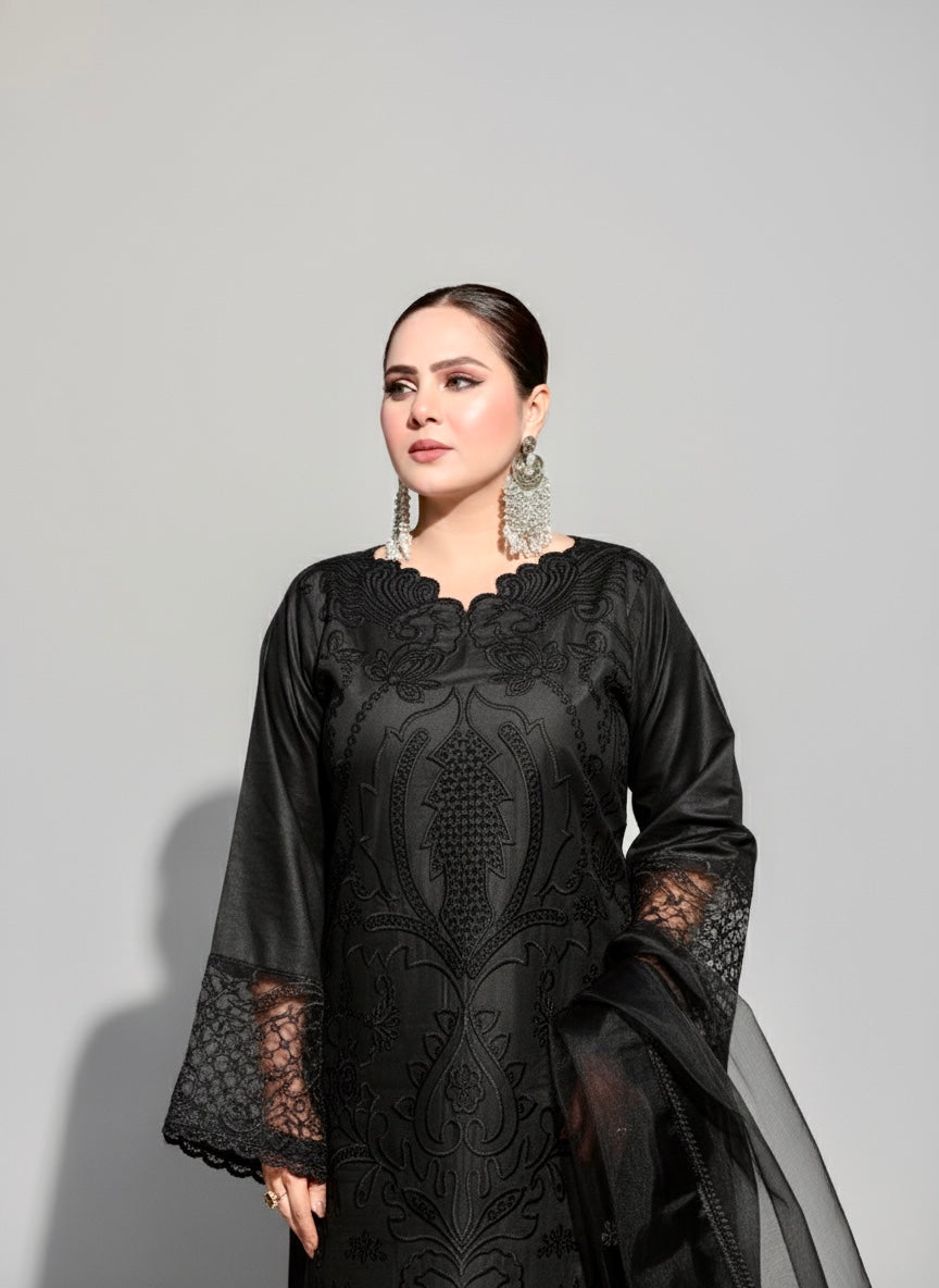 Black Shanzay 3pc
